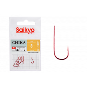 Крючки Saikyo KH-10101 R CHIKA №8 (10 шт.) Крючки Saikyo KH-10101 R CHIKA №8 (10 шт.)