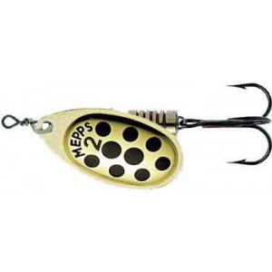 Блесна вращ. Mepps AGLIA PTS, 3, Gold/Black dots Блесна вращ. Mepps AGLIA PTS, 3, Gold/Black dots