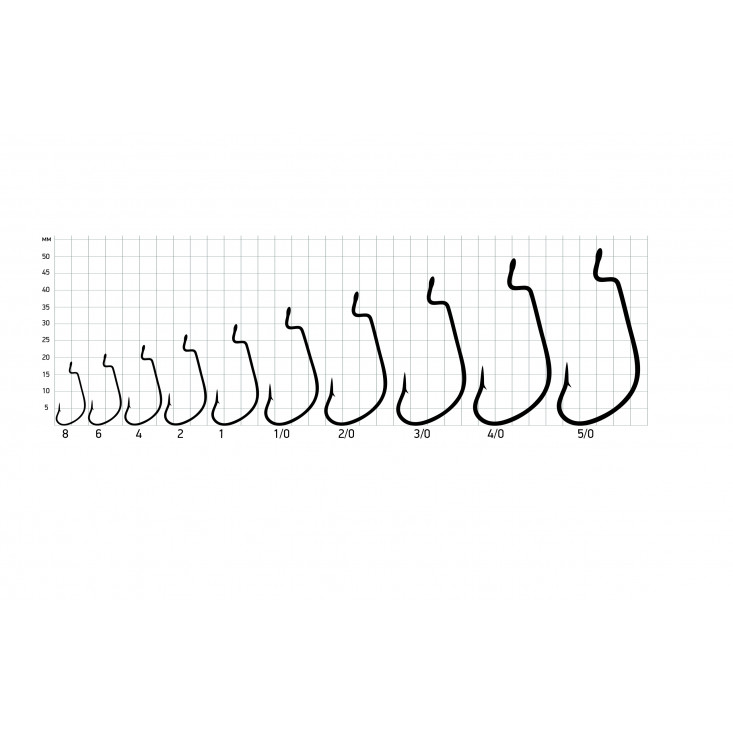 Крючки офсетные Saikyo BS-3312 Offset Hook