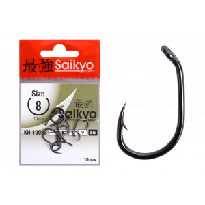 Крючки Saikyo KH-10098 Clever Carp BN №8 (10 шт.) Крючки Saikyo KH-10098 Clever Carp BN №8 (10 шт.)