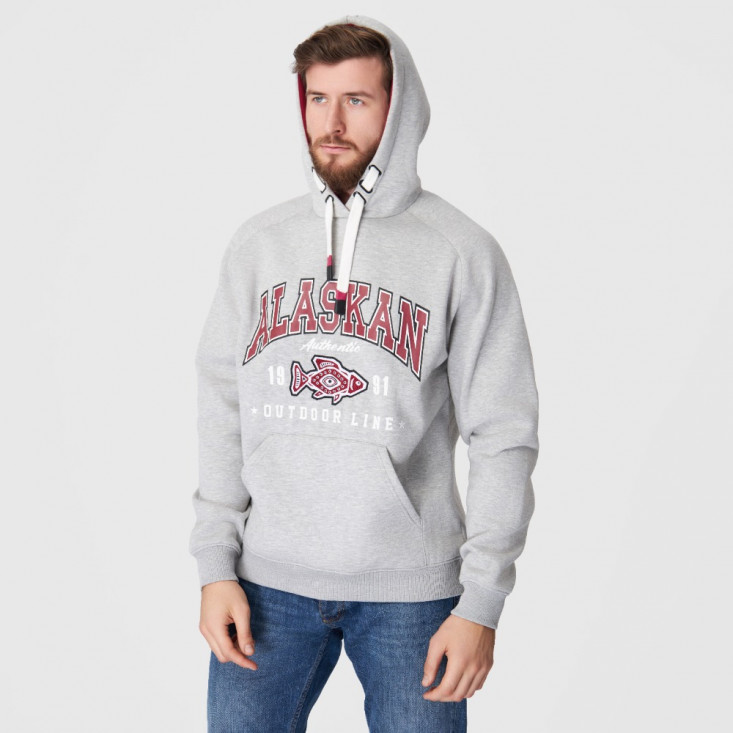 Толстовка Alaskan Promo Hoodie серый   M