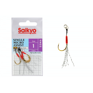 Крючки Saikyo Single Micro Assist SSMA