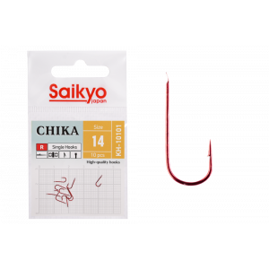 Крючки Saikyo KH-10101 R CHIKA №14 (10 шт.) Крючки Saikyo KH-10101 R CHIKA №14 (10 шт.)