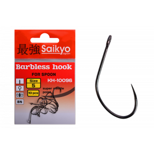 Крючки Saikyo KH-10096 Barbless BN №5 (10 шт)