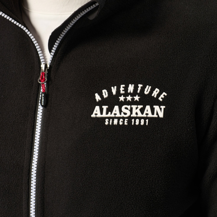 Кофта флисовая на молнии Alaskan Adventure черный 2XL
