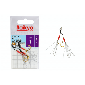 Крючки Saikyo Twin Micro Assist STMA