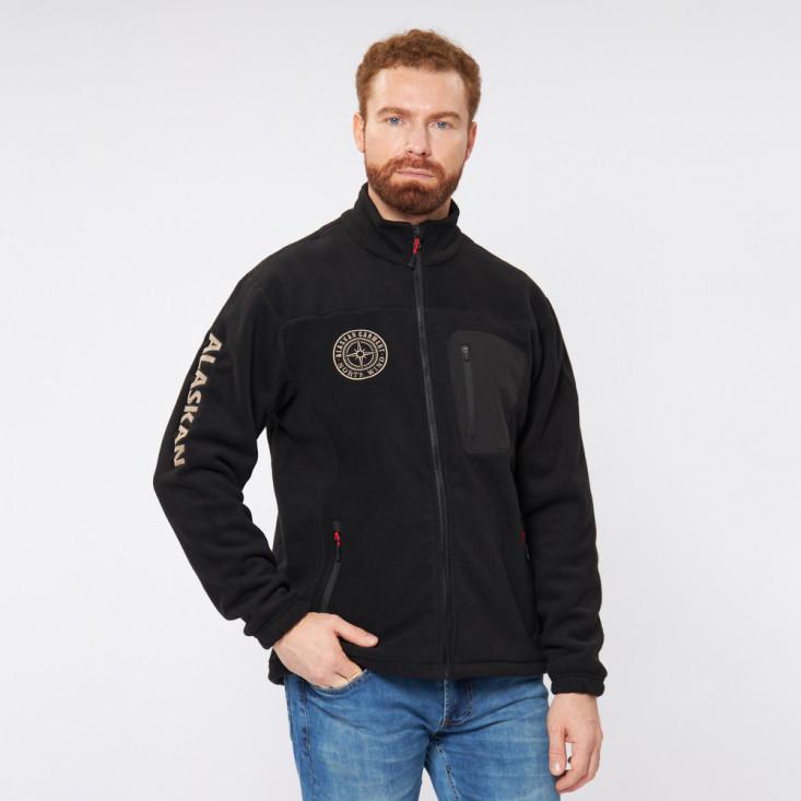 Куртка флисовая Alaskan NorthWind черный XXXL